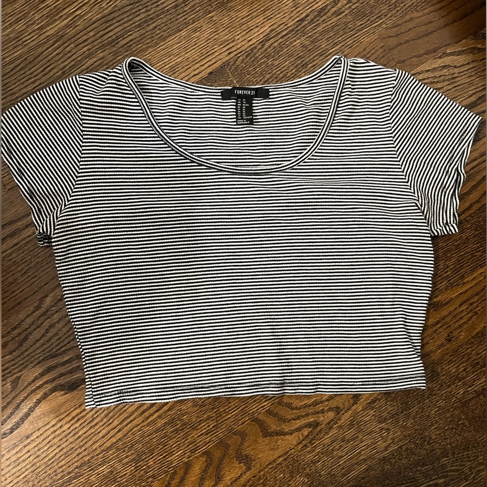 Striped Crop Top